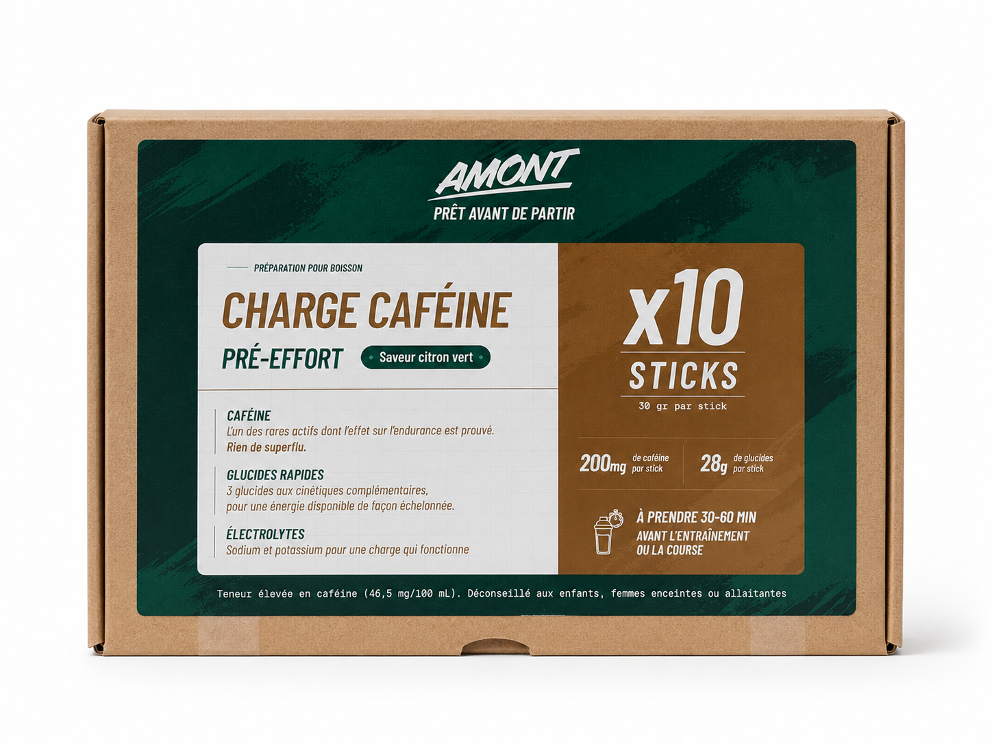 Stick caféiné Amont (Lot de 10)